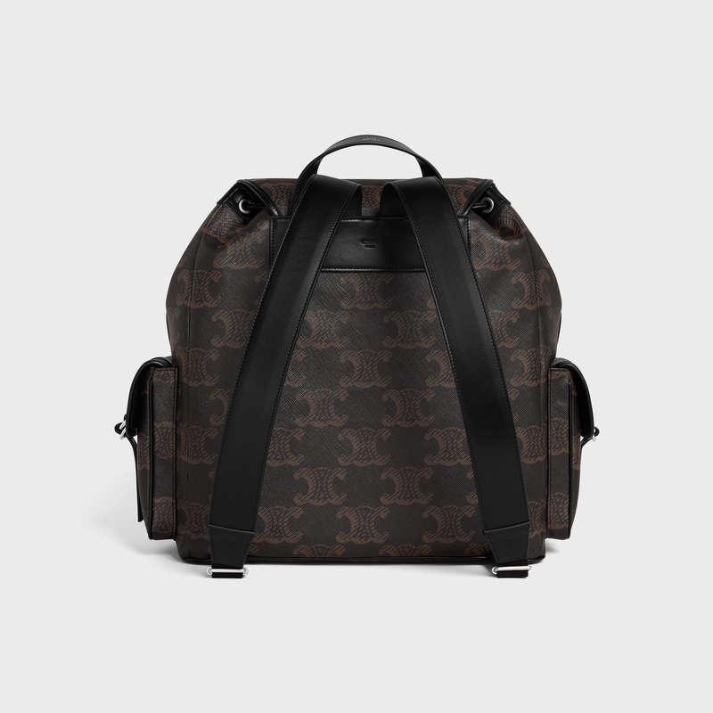 Sacs À Dos Celine Large In Triomphe Tela Xl Noir | CL-591838