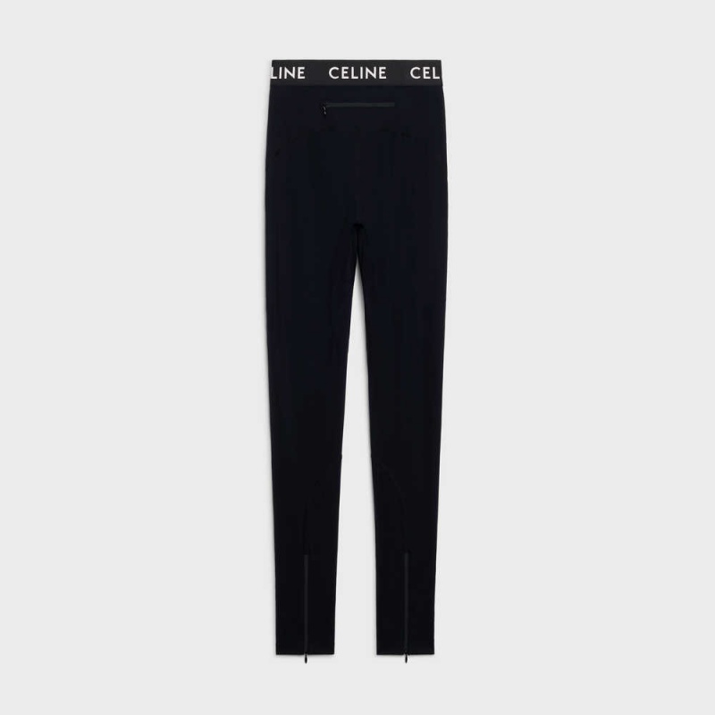 Short Celine Leggings Technical Jersey Noir | CL-592754