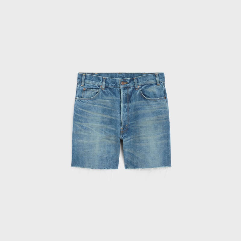 Short Celine Wesley In Union Wash Denim Lavage | CL-592072