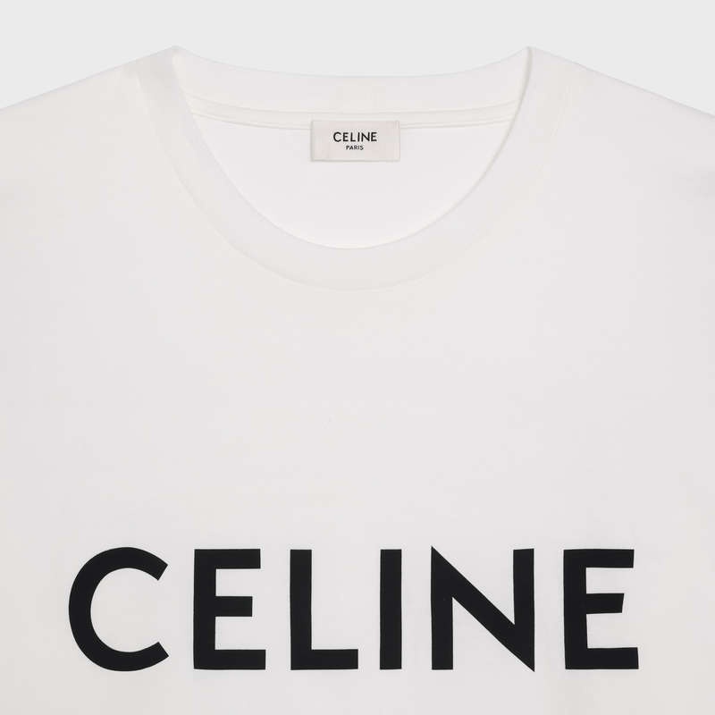 T-shirt Celine Loose In Coton Jersey Noir | CL-592139