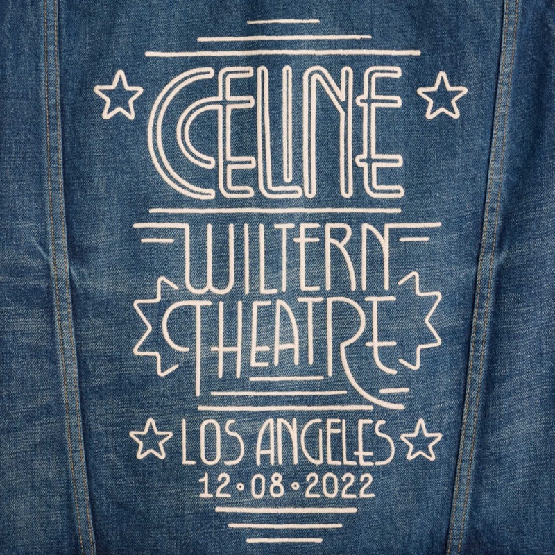 Vestes Celine Trucker In Dark Union Wash Denim Lavage Foncé | CL-592633